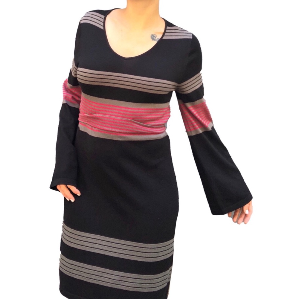 PrAna Yoga Tie Waist Sweater Dress Active